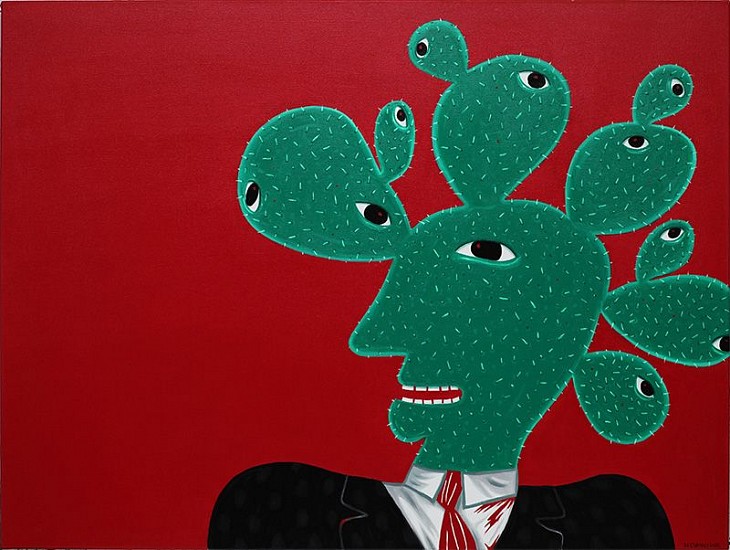 NORMAN CATHERINE, Homo Opuntia
Oil on Canvas