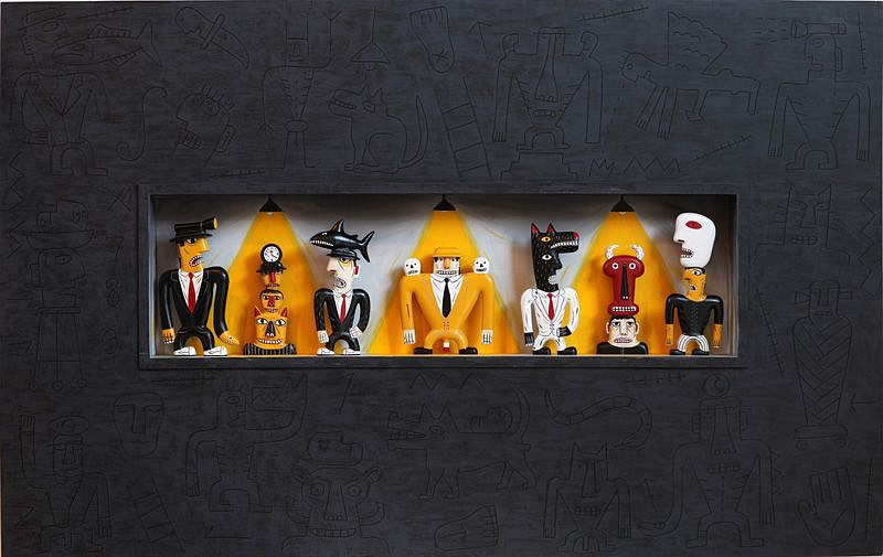 NORMAN CATHERINE, Incognito
Oil on Wood