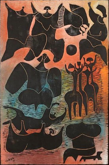 LUCKY SIBIYA, ABSTRACT FIGURES
1978