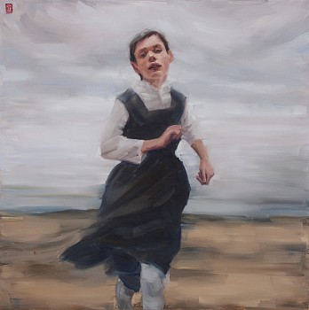 WAC17615 Girl in Motion 100x100