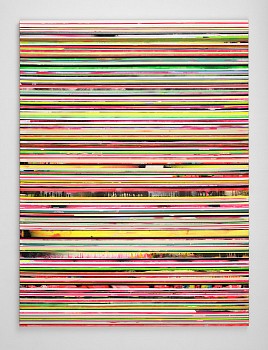 Buon Giorno Cape Town! (Good Morning Cape Town!) 2016, acrylic on paper tape on canvas, 200x150cm