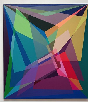 title untitled 2015 size 1.73m x 1.93m framed in kiaat medium spraypaint and acrylic on canvas