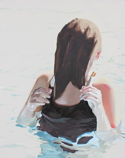 TANYA POOLE, Girl in Water (From The Becoming Child Series)
2012, Oil on Canvas