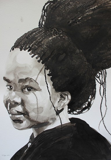 TANYA POOLE, Hlumi I (From the Imaginary Audience Series)
2014, Ink on Hahnemuhle Paper