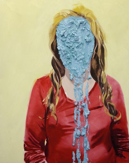 TANYA POOLE, Water Fall Face (From the Becoming Child Series)
2013, Oil on Canvas