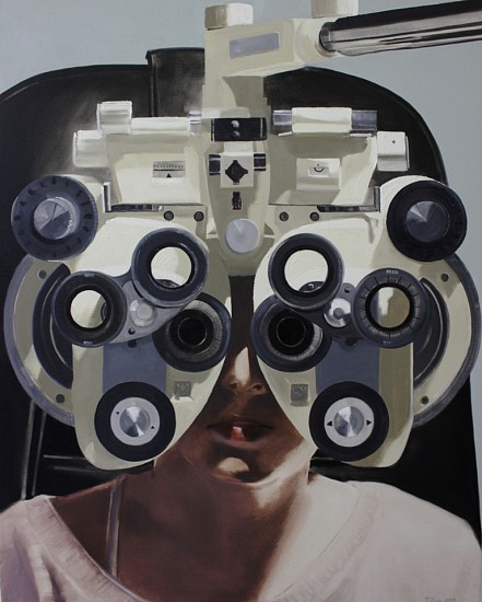 TANYA POOLE, Focus Machine (From the Becoming Girl Series)
2013, Oil on Canvas