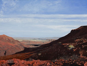 DAMARALAND 63X83cm acrylic on canvas