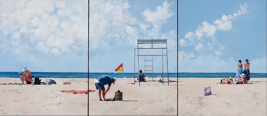 DENBY MEYER, Beach Boys Triptych
2017, Acrylic on Canvas