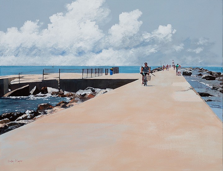 DENBY MEYER, Coming From the Pier
2017, Acrylic on Canvas