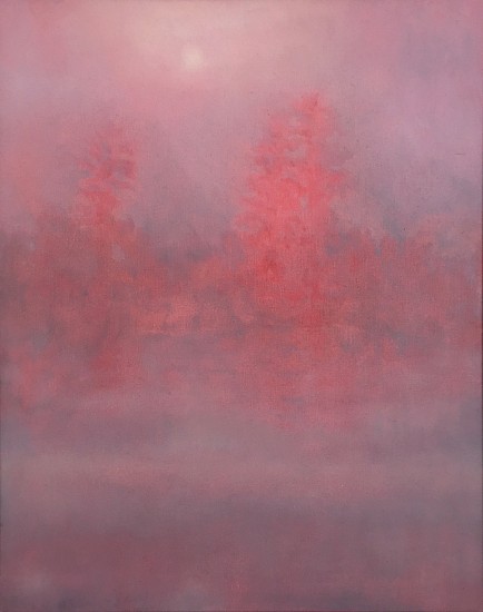 JAKE AIKMAN, IN THE BEGINING (ROSE TINTED)
2015, Oil on Canvas