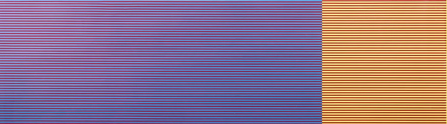 LIBERTY BATTSON, THE TRIAD OPTICAL ILLUSION
2018, 2K AUTOMOTIVE PAINT ON CANVAS