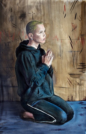 MATTHEW HINDLEY, PRAYER (HANNAH)
2018, Oil on Canvas
