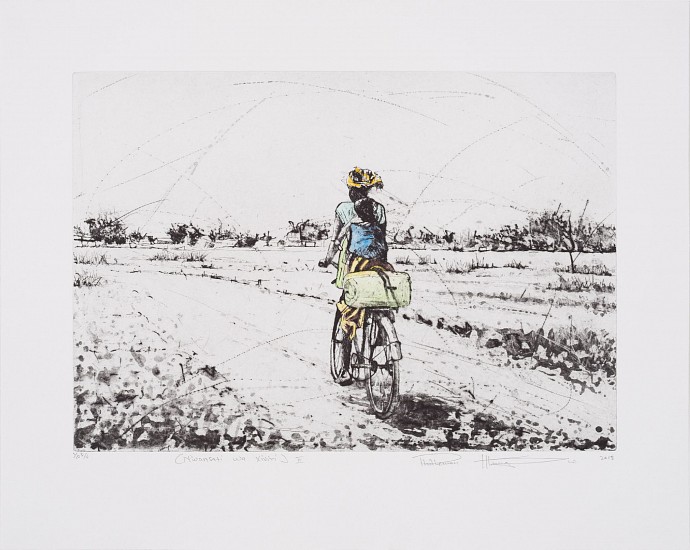 PHILLEMON HLUNGWANI, N'WANSATI WA XIVIRI II
2018, Etching