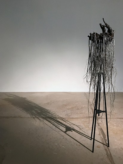 BETH DIANE ARMSTRONG, DECIPHERER - 1
2017, MILD AND STAINLESS STEEL, 0.3MM STAINLESS STEEL WIRE
