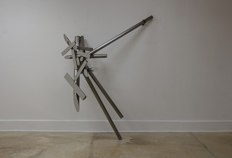 BETH DIANE ARMSTRONG, APPROACH TO PARALLELS -B
2017, STAINLESS STEEL