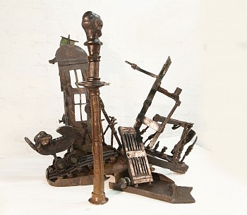 zoo with pram of possessions