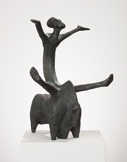 SPEELMAN MAHLANGU, RIDING THE BULL II (MAQUETTE)
Bronze