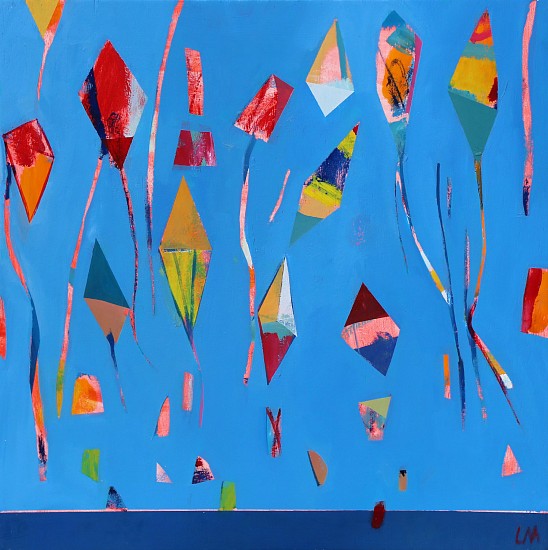 LOUISE MASON, KITES II
2018, OIL ON  BOARD