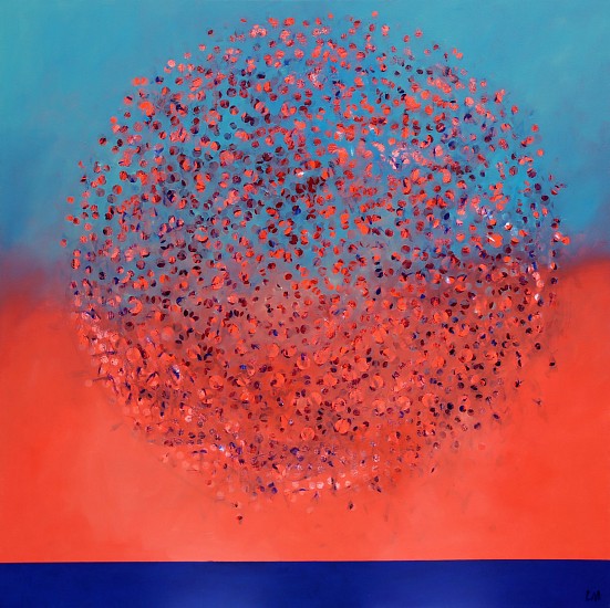 LOUISE MASON, MURMURATION
2019, Oil on Board