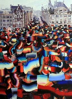 Climate Change Protest, Amsterdam, low res