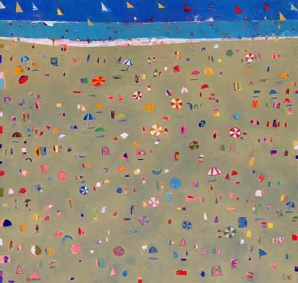 LOUISE MASON, BEACH RHYTHM 2
2019, Oil on Board