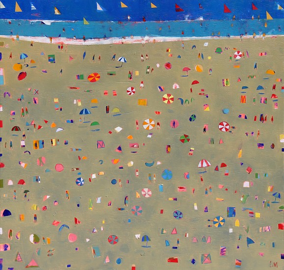 LOUISE MASON, BEACH RHYTHM 2
2019, Oil on Board