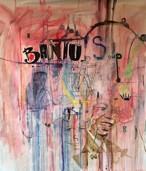 WAYNE BARKER, BANTU 1
Oil on Canvas