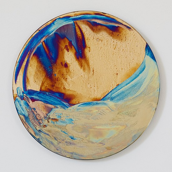 WATER DIXON, CRESCENT NEBULA
2020, BRASS ON GLASS