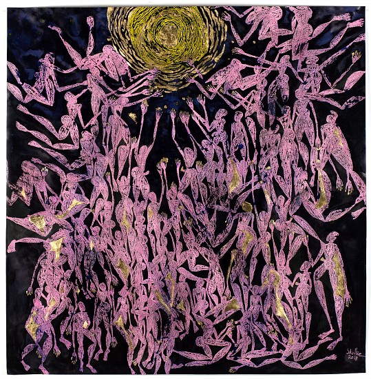 LADY SKOLLIE, WE HAVE COME TO  TAKE YOU HOME (A DIANA FERRUS TRIBUTE)
2018, MIXED MEDIA ON FABRIANO