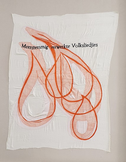 LIZA GROBLER, FAK EMBROIDERIES 5
2020, THREAD ON HAND-SPUN COTTON