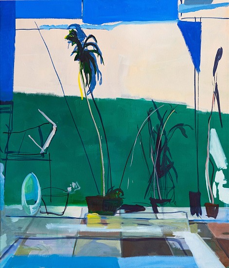 SWAIN HOOGERVORST, THE DAY AFTER WE ARRIVED
2020, Oil on Canvas