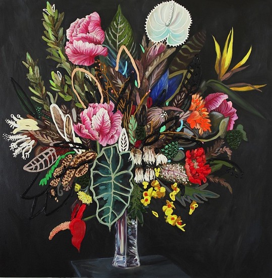 LEE-ANN HEATH, FANCY ANTHURIUM
2020, Oil on Canvas