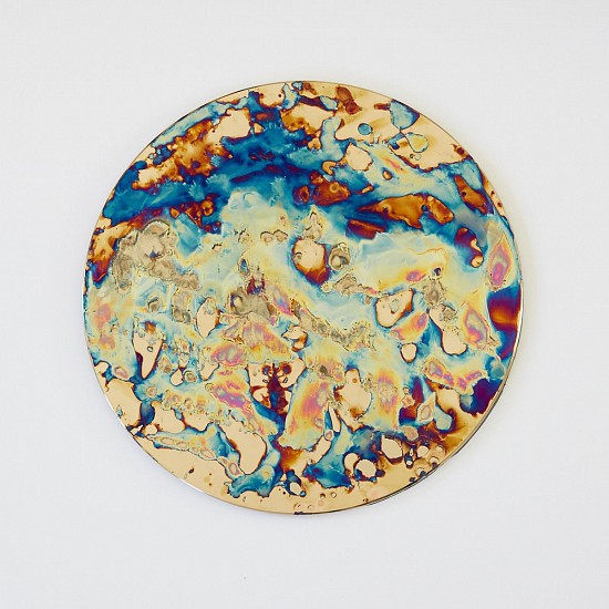 WATER DIXON, ALADFAR (LYRA GALAXY)
2020, BRASS ON GLASS