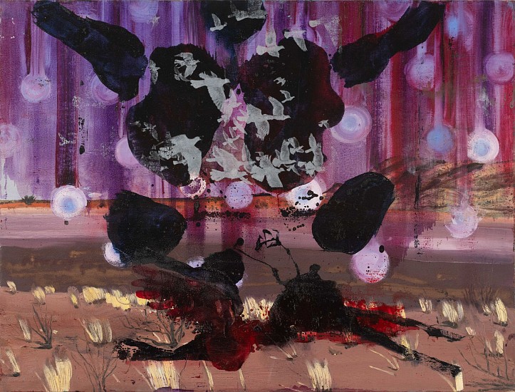 BEEZY BAILEY, FALL FROM GRACE THE DOWNLOAD DOWNFALL
2019, Mixed Media on Canvas