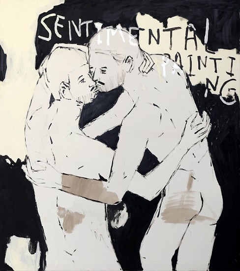 BRETT CHARLES SEILER, SENTIMENTAL PAINTING
2021, BITUMEN, ROOF PAINT ON CANVAS