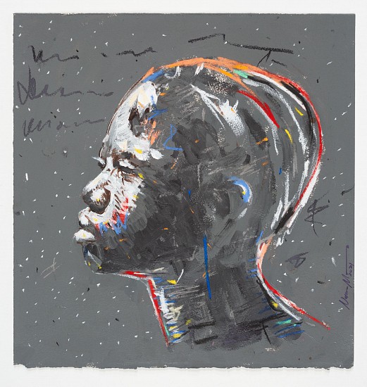 NELSON MAKAMO, HUMAN GRACE 3
2021, Mixed Media on Paper