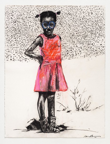 NELSON MAKAMO, HUMAN GRACE 23
2021, Mixed Media on Paper