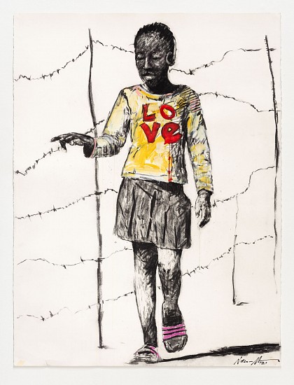 NELSON MAKAMO, HUMAN GRACE 28
2021, Mixed Media on Paper