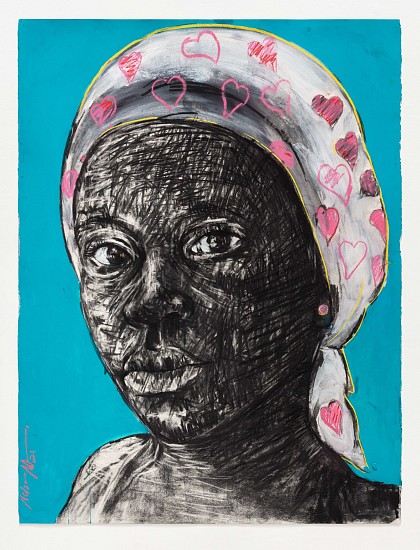 NELSON MAKAMO, HUMAN GRACE 27
2021, Mixed Media on Paper