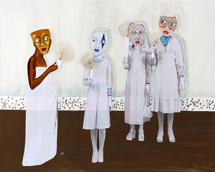 TERESA KUTALA FIRMINO, FIRST COMMUNION
2021, Mixed Media on Canvas