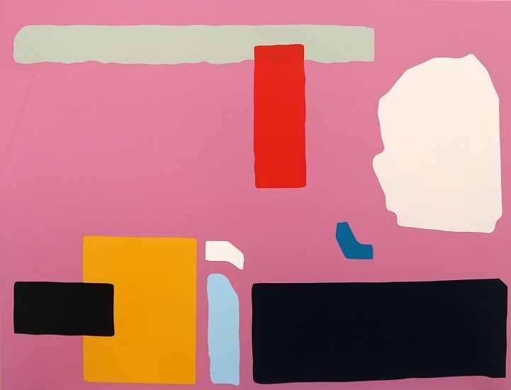 LIBERTY BATTSON, PULLED PINK
2021, 2K AUTOMATIVE PAINT ON CANVAS