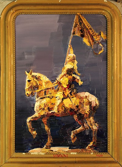 NIGEL MULLINS, JEANNE D'ARC NO. 2
2021, OIL ON WOOD AND FRAME