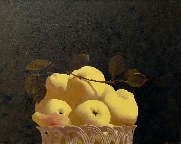 NEIL RODGER, QUINCES IN A BASKET
Oil on Canvas