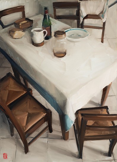 SASHA HARTSLIEF, BREAKFAST
2021, Oil on Canvas