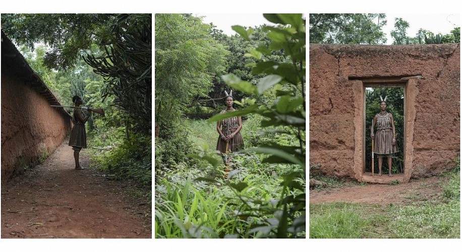 NANDIPHA MNTAMBO, DAN IV TRIPTYCH
PHOTOGRAPHIC PRINT ON COTTON RAG PAPER