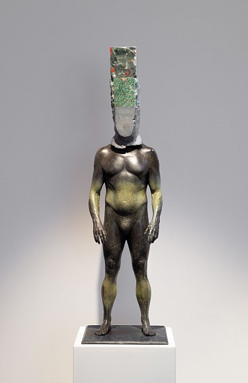 ANGUS TAYLOR, BOUNDING MALE
2021, BRONZE, PRASIOLITE, HELIOTROPE AND HEMATITE