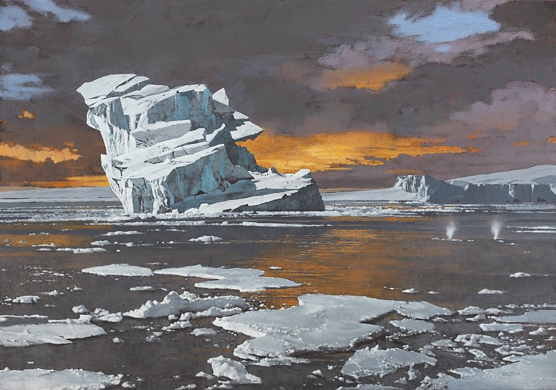 JOHN MEYER, HUMPBACK HAVEN (ANTARCTICA)
2022, Mixed Media on Canvas