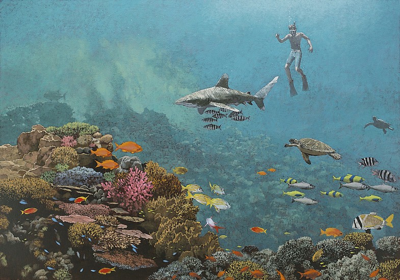 JOHN MEYER, REEF
2022, Mixed Media on Canvas