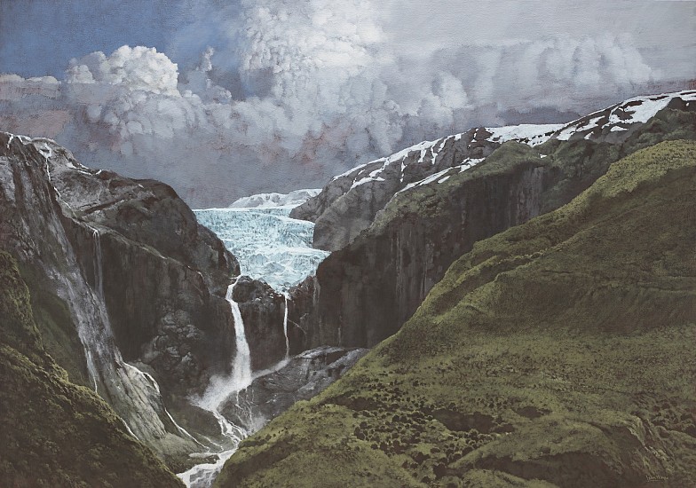JOHN MEYER, HANGING GLACIER (PATAGONIA)
2022, Mixed Media on Canvas