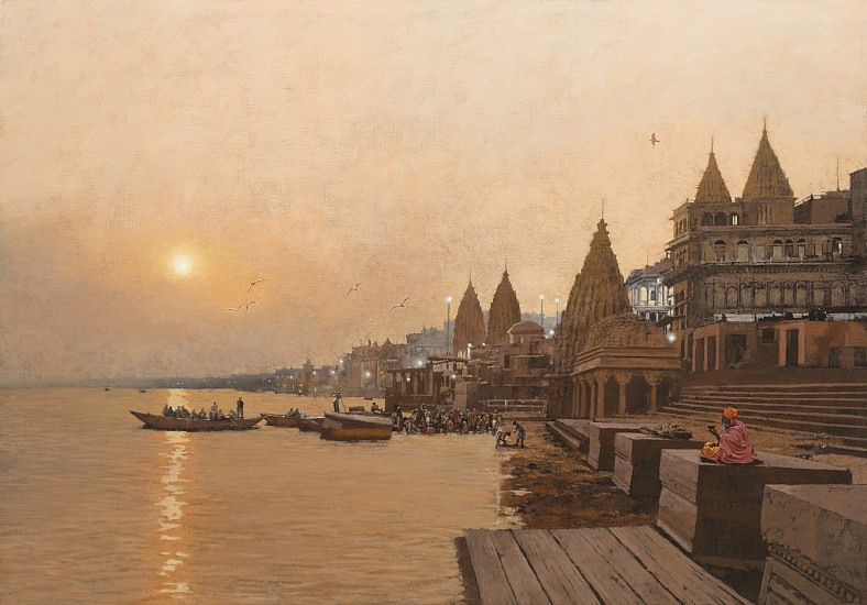 JOHN MEYER, GANGA (NDIA)
2022, Mixed Media on Canvas